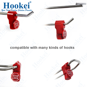 ล็อกหยุดทำจากพลาสติกสีแดง6มม. สำหรับร้านค้าปลีก - Product Image 6