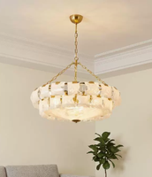 Lustre en verre de Murano fait main, style rétro français, lampe de plafond de luxe européenne pour restaurant, villa