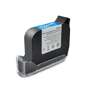 Cartucho de tinta importado alta adesão secagem rápida e multi cor opcional especial para máquinas de codificação com estilo impresso