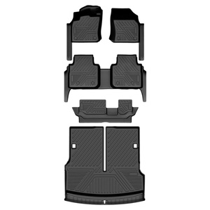 Juego Completo de Alfombrillas de TPE para Auto de 7 Asientos para Volkswagen TIGUAN L 2021, Alfombrillas de TPE, Accesorios Interiores - Product Image 4
