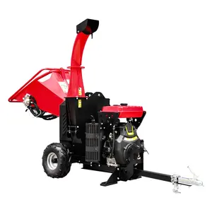 4-Stroke 740CC Petrol 27Hp 5 Inch Garden Wood Branch Chipper Shredder Mulcher