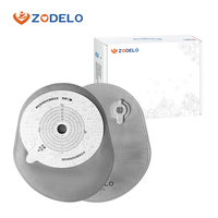 Zodelo CE ISO Consommables médicaux Classe I – Sac de colostomie étanche à ajustement confortable, monobloc, à extrémité fermée, pour soins de stomie