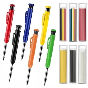 2.8mm Solid Carpenter Pencil Mechanical Deep Hole Marker for Woodworker Construction Architect Professional Set - Product Image 1