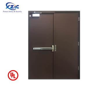 American standard size ul listed fire rated classic swing steel fire door for exterior - Product Image 5