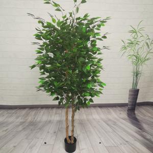 Искусственное растение баньян в горшке для декора интерьера: для гостиной, торгового центра, отеля - Product Image 1