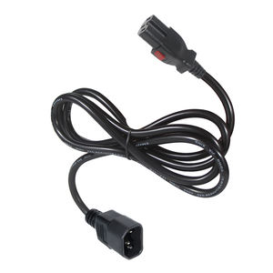 PDU <b>Power</b> <b>Cord</b> C14 to C15 With Locking Buckle UPS Server <b>Power</b> <b>Cord</b> 1m 1.8m Black - Product Image 1