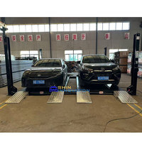 Plateforme élévatrice hydraulique à 4 poteaux Shin Innovation PFPS40 pour 4 voitures, capacité de charge de 2000 kg, garantie de 2 ans, Shandong
