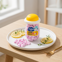 Aimo Biscuits pour bébés semi-mous probiotiques à la fraise, fondants dans la bouche, saveur fruitée, boîte de 16g, durée de conservation 12 mois