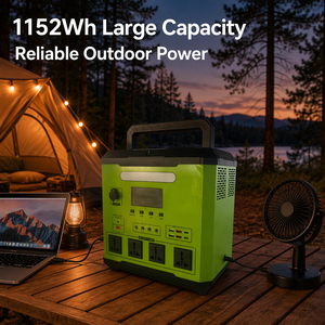 สถานีพลังงานแสงอาทิตย์แบบพกพาคุณภาพสูงรุ่นใหม่ 600W-1500W LiFePO4 ABS MPPT คลื่นไซน์บริสุทธิ์ ใช้ได้กับรถยนต์ รับประกัน 2 ปี - Product Image 5