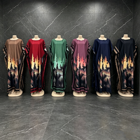 Nouvelle Robe Musulmane Ample et Décontractée Imprimée pour Femme Grande Taille – Collection Été en Gros