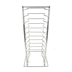 11 lớp 305x305x685mm thép không gỉ kim loại bánh <span class=keywords><strong>pizza</strong></span> khay giá bánh <span class=keywords><strong>pizza</strong></span> hiển thị chủ shelve giá bánh <span class=keywords><strong>pizza</strong></span> khay Pan đứng - Product Image 6