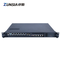 Boîtier de serveur OEM Intel Elkhart Lake J6412 6Lan 1U 2 * SFP + 1G Pfsense industriel Pfsense Pc 1U Châssis de serveur en rack