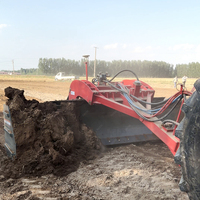 Lame de niveleuse robuste pour tracteur, attache 3 points, ripper pour nivellement des terres agricoles