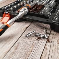 WOKIN 155797 Jeu de Douilles d'Outils Mécaniques Industriels Robustes de 197 Pièces