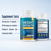 Complément alimentaire personnalisé pour la nutrition osseuse, capsules pour maximiser la croissance en hauteur, favorisent la densité osseuse, améliorent l'immunité, multi-minéraux, vitamine D