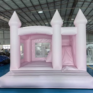 Mềm Màu Hồng Lâu Đài Combo Đảng Bouncy Lâu Đài Với Mềm Chơi Bóng Pit Trẻ Em Bị Trả Lại Nhà Với Slide - Product Image 3