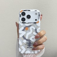 Coque de téléphone magnétique sans fil givrée de luxe avec motif graffiti, protection intégrale arrière, pour iPhone 17 16 15 14 Pro Max – Offre Spéciale