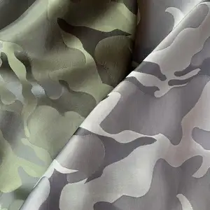 High quality jacquard Camouflage Lining Fabric 100%polyester fabric
