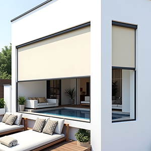 Persianas Enrollables Motorizadas Inteligentes, Cortinas y Contraventanas, Cortina Enrollable Eléctrica para Patio, Persianas Inteligentes de Aluminio - Product Image 1