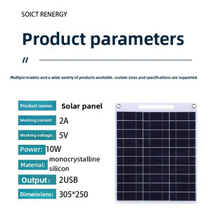Wholesale Monocrystalline Silicon <b>Solar</b> <b>Panels</b> 15v 10w Photovoltaic <b>Portable</b> Suitable for - Product Image 6