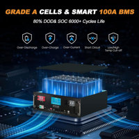 Système de stockage d'énergie solaire ESS à montage en rack, batterie LiFePO4 51,2 V, 10 kWh, Bluetooth, BMS intelligent, OEM ODM SUPCELION, directement de l'usine