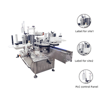 Machine d'étiquetage automatique de bouteilles de boissons TN-2 électrique entièrement automatique avec écran tactile, moteur servo et alimentation automatique