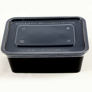 Chất Lượng Cao Hình Chữ Nhật Takeaway Lò Vi Sóng Tủ Đông Thực Phẩm Lớp Bữa Ăn <span class=keywords><strong>Prep</strong></span> Container Dùng Một Lần Nhựa Container Thực Phẩm Có Nắp - Product Image 3