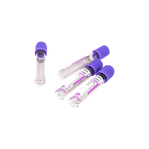 หลอดเก็บเลือด <span class=keywords><strong>EDTA</strong></span> K3 K2 <span class=keywords><strong>Vacutainer</strong></span> ขนาด 4 มล. ฝาสีม่วง สำหรับใช้ในสัตว์ - Product Image 1