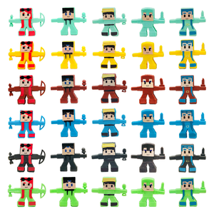 2025 New Pixel Style Mosaic Block Peripheral Toy Stress Relief Toy Stretchable Figure Toy - Product Image 5