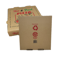 Boîte à pizza ondulée portable imprimée personnalisée directe d'usine recyclable de qualité alimentaire avec stratification mate pour le stockage de la gelée de sucre