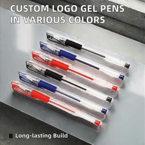 <span class=keywords><strong>Bolígrafo</strong></span> <span class=keywords><strong>de</strong></span> <span class=keywords><strong>Gel</strong></span> Azul <span class=keywords><strong>de</strong></span> 0.5mm Personalizado al por Mayor, <span class=keywords><strong>Bolígrafo</strong></span> <span class=keywords><strong>de</strong></span> <span class=keywords><strong>Gel</strong></span> <span class=keywords><strong>de</strong></span> Plástico Negro y Rojo con Logotipo - Product Image 3