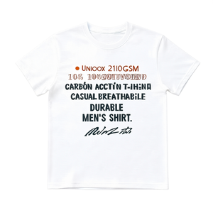 T-Shirt Unisex 210GSM 100% Cotone, Maglietta Casual Traspirante e Resistente per Uomo - Product Image 2