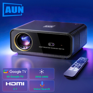 U001 Pro 2050 ANSI <b>LED</b> 4K Full HD <b>Projector</b> with WiFi Auto Keystone for Gaming Karaoke Golf Simulator High Lumens Theater - Product Image 3