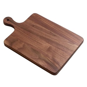 Planche à découper en bois de noyer avec poignée ergonomique, planche à découper de cuisine robuste pour la viande, les légumes, les fruits, le pain et l'usage quotidien - Product Image 2