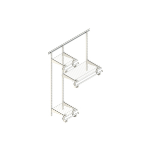 Organisateur de placard réglable, <span class=keywords><strong>rangement</strong></span> suspendu pour chaussures, armoire et tiroirs - Product Image 6