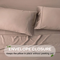 Ensemble de draps en bambou tissé 300TC 4 pièces, écologique, taille King, pour hôtel, maison, usage quotidien