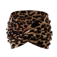 Bandeau de style bohème à rayures arc-en-ciel, 48 couleurs de 18cm de largeur, bandeau de sport léopard extensible, accessoires pour cheveux