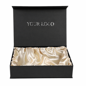 Custom Luxury <b>Magnetic</b> Closure Foldable Perfume Gift <b>Box</b> Rigid Cardboard Cosmetic Packaging With Satin Insert - Product Image 3