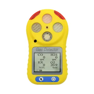 Industrial High Precision Portable Multi Gas Alarm Detector 4 Gas Detector