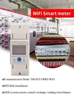 Medidor de Energía Eléctrico Prepago Inteligente WiFi DDSY1877 de IGERCN, Medidor de KWH/Watt Monofásico con Pantalla LCD 6+2, Clase de Precisión 1.0 IEC