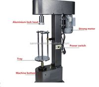 Machine de capsulage et de scellage électrique DK-50 pour bouteilles de liqueur, huile d'olive, whisky – Capsuleuse métallique à pression en aluminium