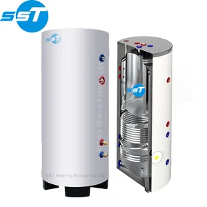 Usine personnalisé pompe à chaleur chauffe-eau réservoir tampon 300L en acier inoxydable réservoirs de stockage d'eau chaude