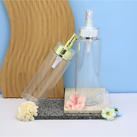 Bouteilles distributrices de lotion en plastique PET durables de 30 ml, 50 ml, 100 ml, 150 ml, contenants vides rechargeables pour les soins de la peau, les soins capillaires, le savon pour les mains