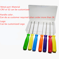 Tournevis Torx anti-effraction PH0 Y3.0 T5 T6 T8 T9 T10 T15