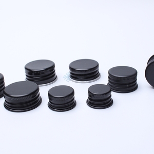 20mm 24mm 28mm アルミ製金属スクリューキャップ アルミ製ジャー蓋 ガラス瓶用 - Product Image 3
