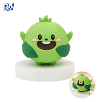 Poupées en silicone personnalisées en forme de dessin animé avec des pendentifs jouets amusants et relaxants, ornements de bureau