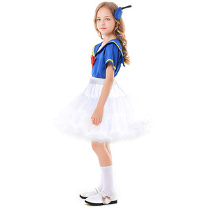 Halloween Cosplay Dress Up Set ragazzi ragazze Navy Outfit Suit bambini costumi <span class=keywords><strong>da</strong></span> marinaio - Product Image 3