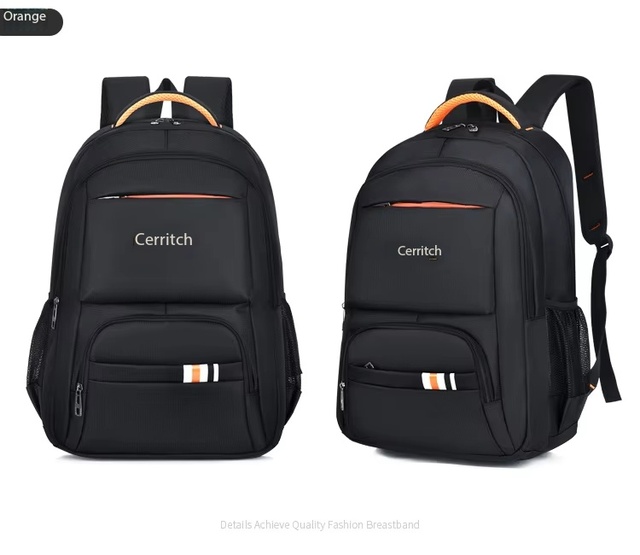 Wholesale Trade Business Commute Laptop Backpack Unisex Travel Premium Look Large-Capacity Waterproof Oxford Polyester Schoolbag