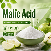 Meilleur prix, marque WMK, acide malique DL de qualité alimentaire pure à 99%, poudre CAS 6915-15-7