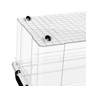 Boîte de rangement en plastique transparente de 27 l avec poignée, très vendue - Product Image 4